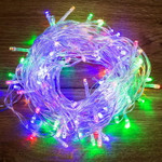 Гирлянда Твинкл Лайт 15 м, прозрачный ПВХ, 120 LED, цвет Мультиколор, 1шт