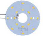 Плата AL 2P6S 300 мА SMD 5730 3000К Круглая, 1шт