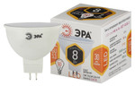 Лампочка светодиодная ЭРА STD LED MR16-8W-827-GU5.3 GU5.3 8 Вт софит теплый белый свет, 1шт