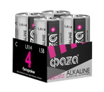 Элемент питания алкалиновый C/LR14 1.5В Alkaline Pack-4 (уп.4шт) ФАZА 5033160, 1УП.4 шт.