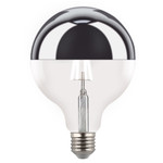 LED-G125-4W/4000K/E27/CL MIRROR/CHROME PLS02WH Лампа светодиодная. Форма “шар”, прозрачная колба с зеркальным отражателем. Серия Sky. Белый свет (4000, 11
