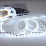 Светодиодная лента Premium class, 3528, 60led/m, white, 12V, IP20, X02 (белый 6000K), 5м