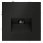 Розетка компьютерная встраиваемая VOLTUM S70 RJ45 кат.6, (черный матовый), 1шт