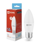 Лампа светодиодная LED-СВЕЧА-VC 14Вт E27 6500К 1330лм IN HOME 4690612047751, 1шт