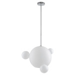 6517⁄1 SUSPENTIONI LN23 хром Подвес E27 1*60W 220V GLOW, 1шт