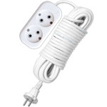 Удлинитель 2х10м без заземл. 10А IP20 Е-202 ПВС 2х1 АБС-пластик UNIVersal 9634265, 1шт
