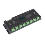Декодер SMART-DMX-SUF (12-24V, 24x5A, XLR3, RJ45), 1шт