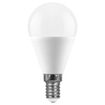 Лампа светодиодная, 15W 230V E14 4000K G45, SBG4515, 1шт