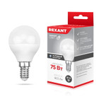 Лампа светодиодная Шарик (GL) 9,5Вт E14 903Лм 6500K холодный свет REXANT, 10шт