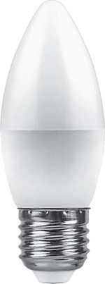 Лампа светодиодная, (9W) 230V E27 6400K, LB-570, 1шт