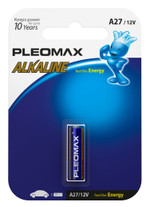 Батарейки Pleomax A27-1BL Alkaline, 1шт