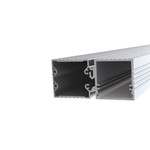 Профиль с экраном ALU-Base-PW35S-2000 Anod+frost AG, 2м