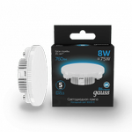 Лампа Gauss GX53 8W 760lm 6500K LED, 1шт