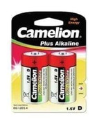 Элемент питания алкалиновый D/LR20 1.5В Plus Alkaline LR20-BP2 BL-2 (блист.2шт) Camelion 1654, 1упак. 2шт