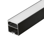 Профиль с экраном SL-LINE-5050-2500 BLACK+OPAL, 1шт