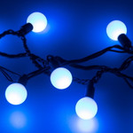 Светодиодная гирлянда ARD-Ball-Classic-D23-20000-Black-160LED Blue (230V, 7W), 1шт