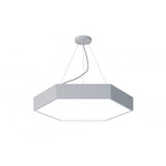Светильник светодиодный Geometria ЭРА Hexagon SPO-121-W-40K-038 38Вт 4000K 4000Лм IP40 600*600*80 белый подвесной ЛТ, 1шт