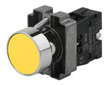Кнопка управления ЭРА BBT60-BA-K05E LAY5-BA51 без подсветки желтая 1з, 1шт