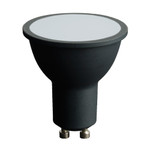 Лампа светодиодная, (8W) 230V GU10 4000K MR16 в черном корпусе, LB-1608, 1шт