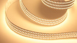 Светодиодная лента Lux Class, 2835, 480 led/m, трехрядная, 24V, 40W/m, IP20 (теплый белый 3000K), 5м