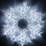 Фигура ARD-SNOWFLAKE-M7-450x375-126LED White (230V, 7.5W), 1шт