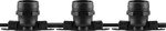 Гирлянда белт-лайт Feron CL50-50 230V черная IP65, 50м