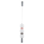 6505/1A SUSPENTIONI LN23 хром, фиолетовый, зеленый Подвес GU10 50W 220V VERONA, 1шт
