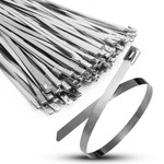 Хомут кабельный 7.9х500 сталь AISI 316 (уп.100шт) TOKOV ELECTRIC TKE-HM316-7.9-500-N/100, 1УП.100 шт.
