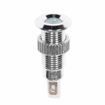 Индикатор металл Ø8 12В белый LED (GQ8F-D) REXANT, 10шт
