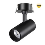 359224 SPOT NT23 267 черный Светильник встраиваемый светодиодный IP20 LED 15W 220V 1440Лм 3000К SELENE, 1шт