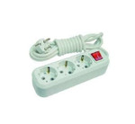 Удлинитель 3х3м с заземл. 16А IP20 с выкл. Makel MGP213, 1шт