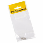 Разъем антенный на кабель, штекер F для кабеля RG-6, (1шт) (пакет) PROconnect, 1шт