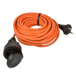 Ug /uck-1n/2x0,75/20m/o ip44 orange удлинитель силовой в бухте, б/з, 1гнездо, 20м (ПВС 2х0,75), 6A. Оранжевый. TМ Uniel, 1шт