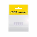 Разъем телефонный на кабель, штекер 4Р4С (Rj-10), под обжим (5шт.) (пакет)  Proconnect, 1шт