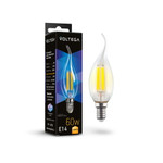 Светодиодная лампа Crystal Candle wind 6W 3000K E14 7209, 1шт