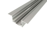 Профиль алюминиевый под шпаклевку LC-LPSH-2564-2 Anod, 2м