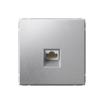 Розетка компьютерная ArtGallery RJ45 кат.6A механизм алюм. SE GAL000386, 1шт