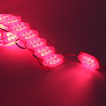 Светодиодный модуль 6 led 2835 (12V, 1.2W, IP65) (красный), 20шт