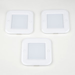 Ulm-f41-6w/4200k/dim sensor ip20 white светильник светодиодный накладной, ультратонкий с бесконтактным выключателем, диммер. квадратный. 85х85х6,5мм. 255lm. белый. тм uniel., 1шт