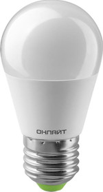 Лампа светодиодная 90 114 OLL-G45-10-230-6.5K-E27-PROMO ОНЛАЙТ 90114, 1шт