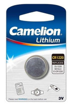 Элемент питания литиевый CR1220 BL-1 (блист.1шт) Camelion 3071, 1упак. 1шт