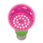 Led-a60-8w/spsb/e27/cl plp30gr лампа светодиодная для растений. форма “a”, прозрачная. спектр для рассады и цветения. картон. тм фитолето, 1шт