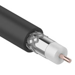 Кабель коаксиальныймагистральный RG-11U, 75Ом, CCS/Al/Al, 83%, 305м, OUTDOOR, черный REXANT, 1шт