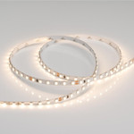 Светодиодная лента RT 2-5000 24V 5mm 2x (3528, 600 LED, LUX) (теплый белый 3000K), 5м