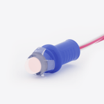 Светодиодный модуль герметичный прозрачный колпачок PIX LP-D9-50LED (12V, 0.2W, 100 Lm, IP65) (розовый), 20шт