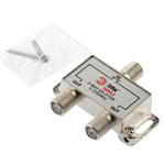 Делитель ТВ ЭРА Simple DS-F-SAT-01 2 ответвления под F разъём 5-2500 МГц, 1шт