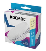 Лампа светодиодная 12Вт GX53 3000К 220В Космос Lksm_LED12wGX5330C, 1шт
