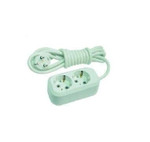 Удлинитель 2х5м без заземл. 10А IP20 Makel MGP104, 1шт