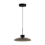 5055/9L L-VISION ODL24 321 черный/дымчатый/металл/стекло Подвес LED 9W 3000К SAUCER, 1шт