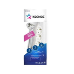 Удлинитель 3х5м с заземл. 16А IP20 ПВС 3х1 КОСМОС YKsm5m-3g-Z(K), 1шт